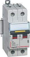 Выключатель автоматический Legrand DX3-E 10000 2п 20А C 16кА картинка